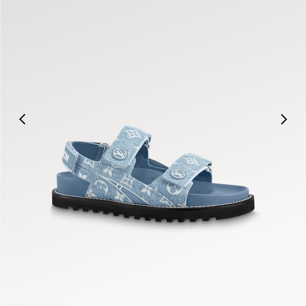 Louis Vuitton sandals . New style , never worn .